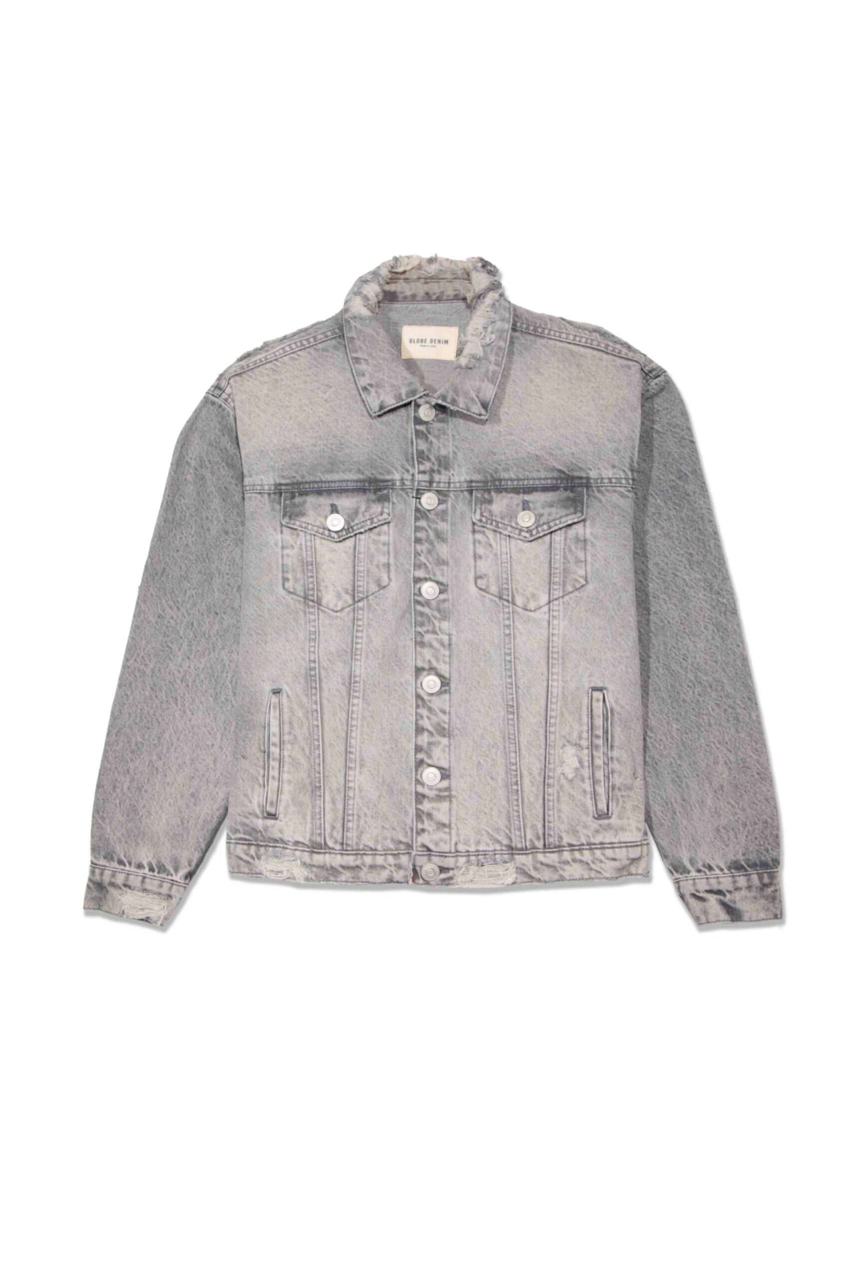 grey washed trucker